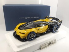 AUTOart 1:18 scale Bugatti Vision GT / Gran Turismo Yellow/Black Carbon (70989)