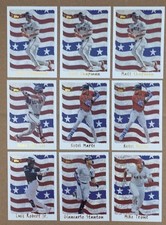 (9) 2025 Topps Archives CYBER STATS INSERT lot MIKE TROUT Stanton JUNG HOO LEE
