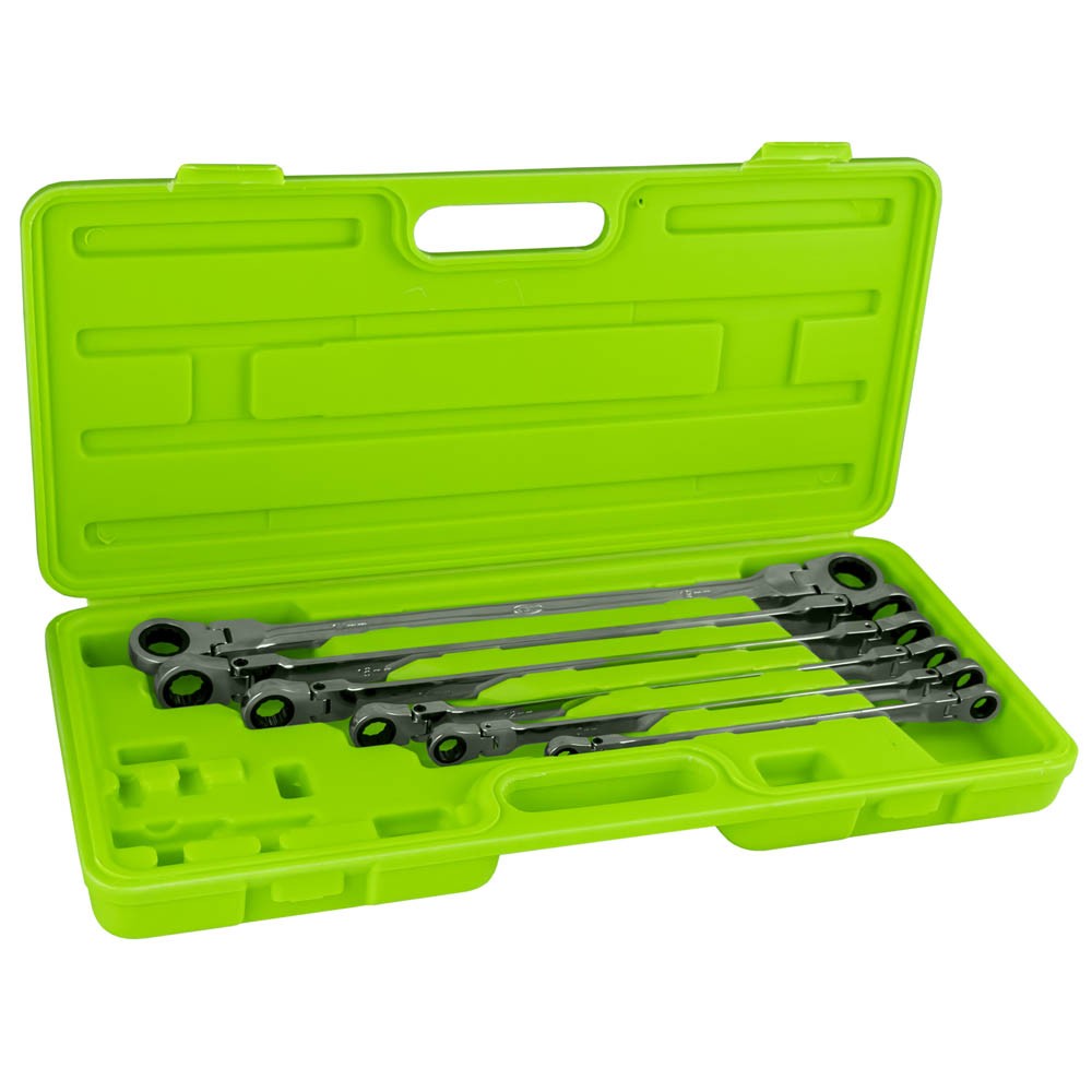 JBM Set 6 Chiavi a Cricchetto Snodate: Efficienza Meccanica Garantita