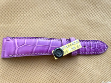 Genuine Chopard 21mm Alligat violetteiolette Leather Watch Band Strap New OEM