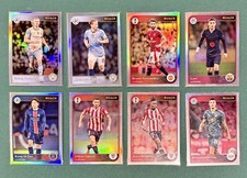 2024-25 Topps Merlin UCC- Base Refractor - 8 Card Lot - Haaland, Fernandes, Gavi