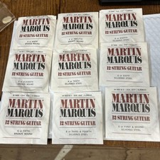 Martin M1600 Marquis 12-String Guitar String Acoustic Bronze-One Set Of -9- cc