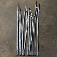 Lot of 10 Vintage Metal Organ Pipes 44 54 Church Pipe Organ Parts 7