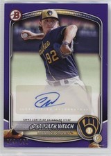 2025 Bowman Paper Prospect Retail Purple 19/250 Chandler Welch #BPA-CW Auto 1a39