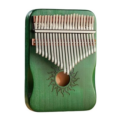 1X(-Holz Kalimba 17 Tasten Mbila mit Schallloch geeignet für Anfänger N4T7)9686