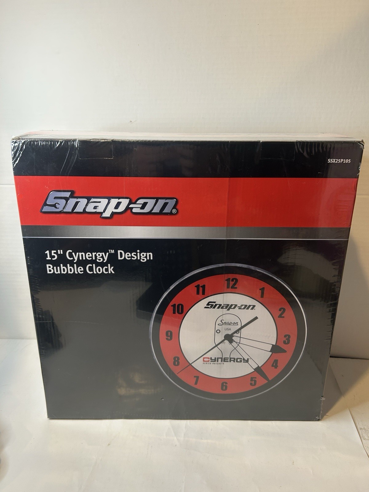 Cynergy 15" Clock SSX25P105 with Ratchet Design and Bubble Clock Features