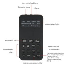 Voice Changer Handheld Voice Changer Device 8 Sound Effects Machine For Phone