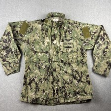 U.S Navy Blouse Medium Regular Working Uniform Type III NWU Seals Military Camo