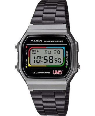 CASIO Men Digital Quartz Casual Watch Classic Dress Black Dial Waterproof Rectan