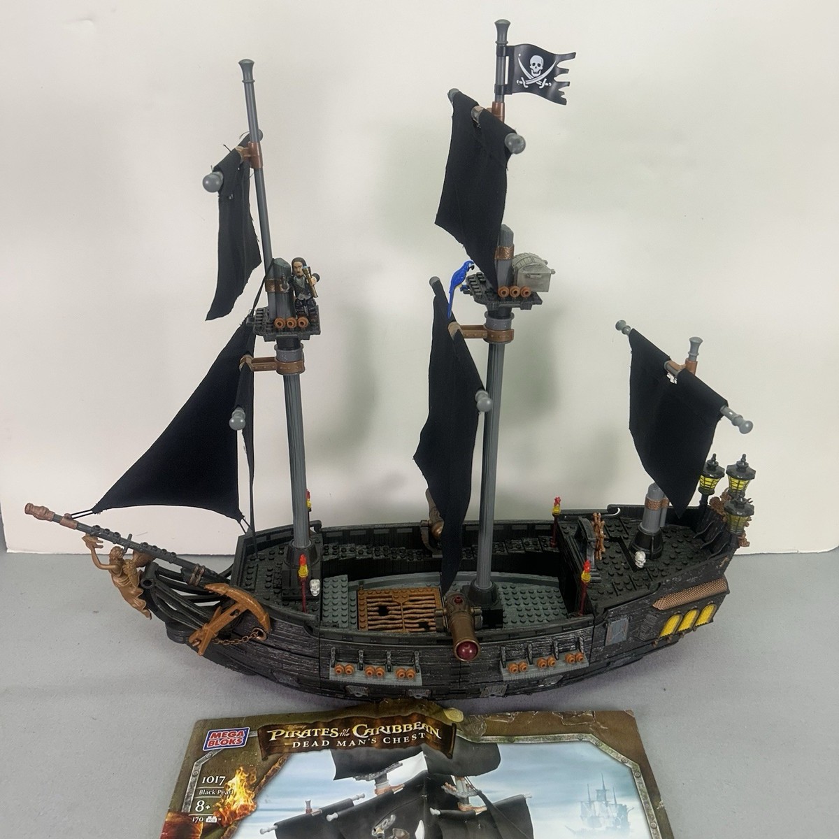 Pirates of the Caribbean Mega Bloks #1017 Black Pearl MISSING FIGS