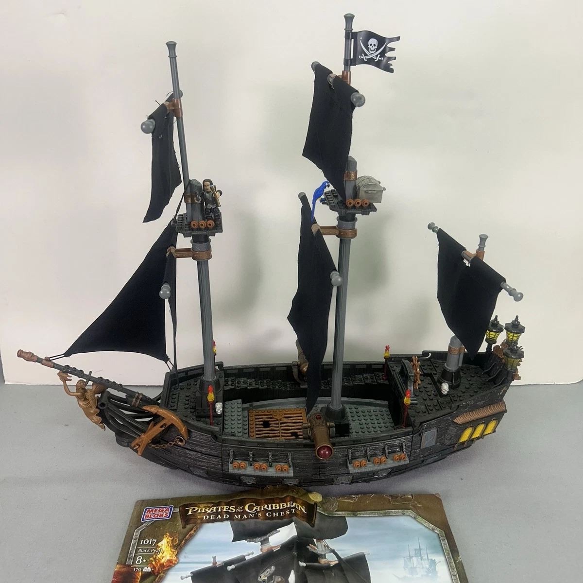Pirates of the Caribbean Mega Bloks #1017 Black Pearl MISSING FIGS