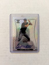 2020 Leaf Metal Draft Base Silver Mojo Auto Garrett Mitchell - Milwaukee Brewers