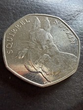 Squirrel Nutkin 2016 50p Coin