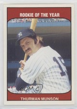 1985 TCMA Rookie of the Year Thurman Munson (Red Color Back) 12br