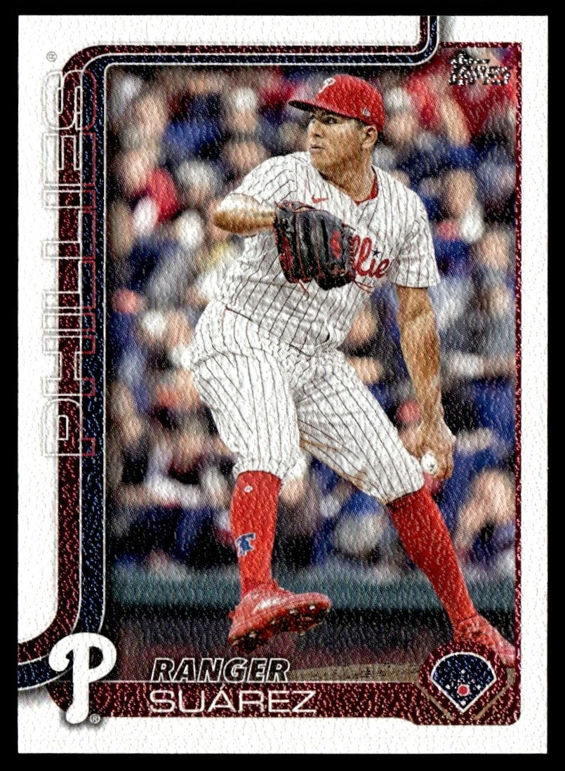 2025 Topps Series 1 Canvas Ranger Suarez 34/50 #56