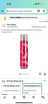 Vaporizador de fragancia Paris Hilton Can Burlesque para mujer 8,0 oz (236 ml) - Imagen 1 de 4