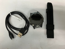 Garmin Fenix 5 47mm Stainless Slate gray with black band m1672
