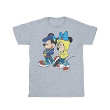 Disney - T-shirt motif Mickey et Minnie Mouse motif/style Pose - Femme (BI38239)