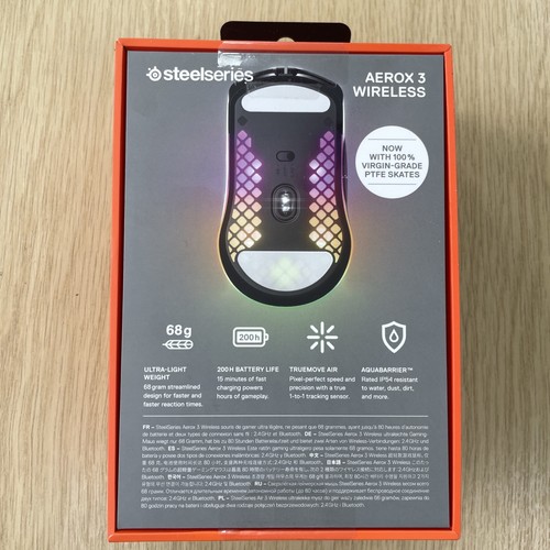 Brand New Sealed SteelSeries Aerox 3 Wireless Gaming Mouse Black - Picture 3 of 5