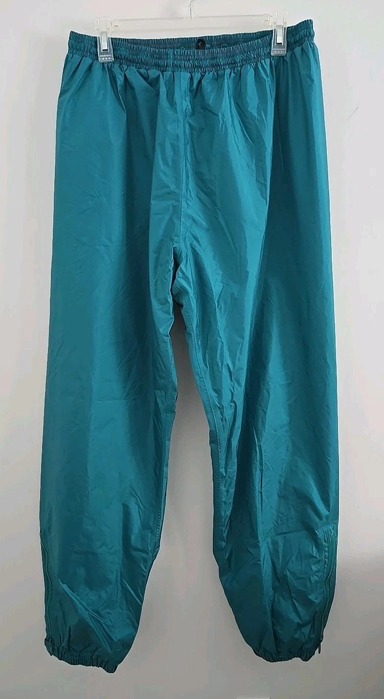Vintage LL Bean Gore-Tex Men's L Pants Pull On Waterproof Rain Hiking Outdoors