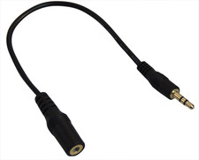 3.5Mm Smartphone TRRS Headset to TRS Headphones Adapter Removes the Microphone