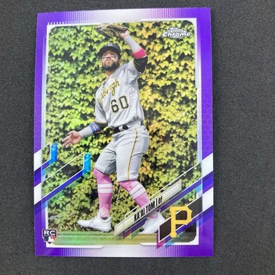 Ka'Ai Tom 2021 Topps Chrome Update Purple Refractor Rookie #USC7 Pirates