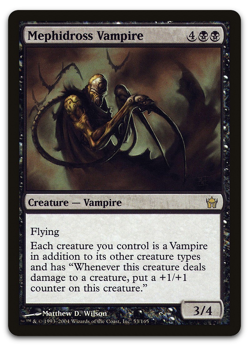 Mephidross Vampire #53 (LP) Fifth Dawn 5DN Magic MTG