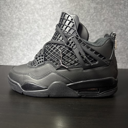 Nike Air Jordan 4 Retro Net Black talla EU 37.5 mujer unisex negro - Imagen 3 de 7