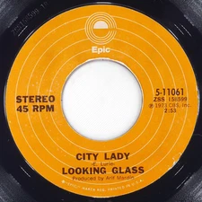 LOOKING GLASS City Lady EPIC 5-11061 VG+ 45 7" 1973 Pop Rock