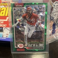 2026 Topps Series 1 Elly De La Cruz Green Diamante Foil /99 Cincinnati Reds SSP