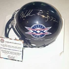WILLIAM PERRY (Bears) Signed SUPER BOWL XX Mini-helmet w/ Schwartz COA