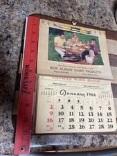 1966 New Albany Mississippi Calendar Original New Albany Dairy Products