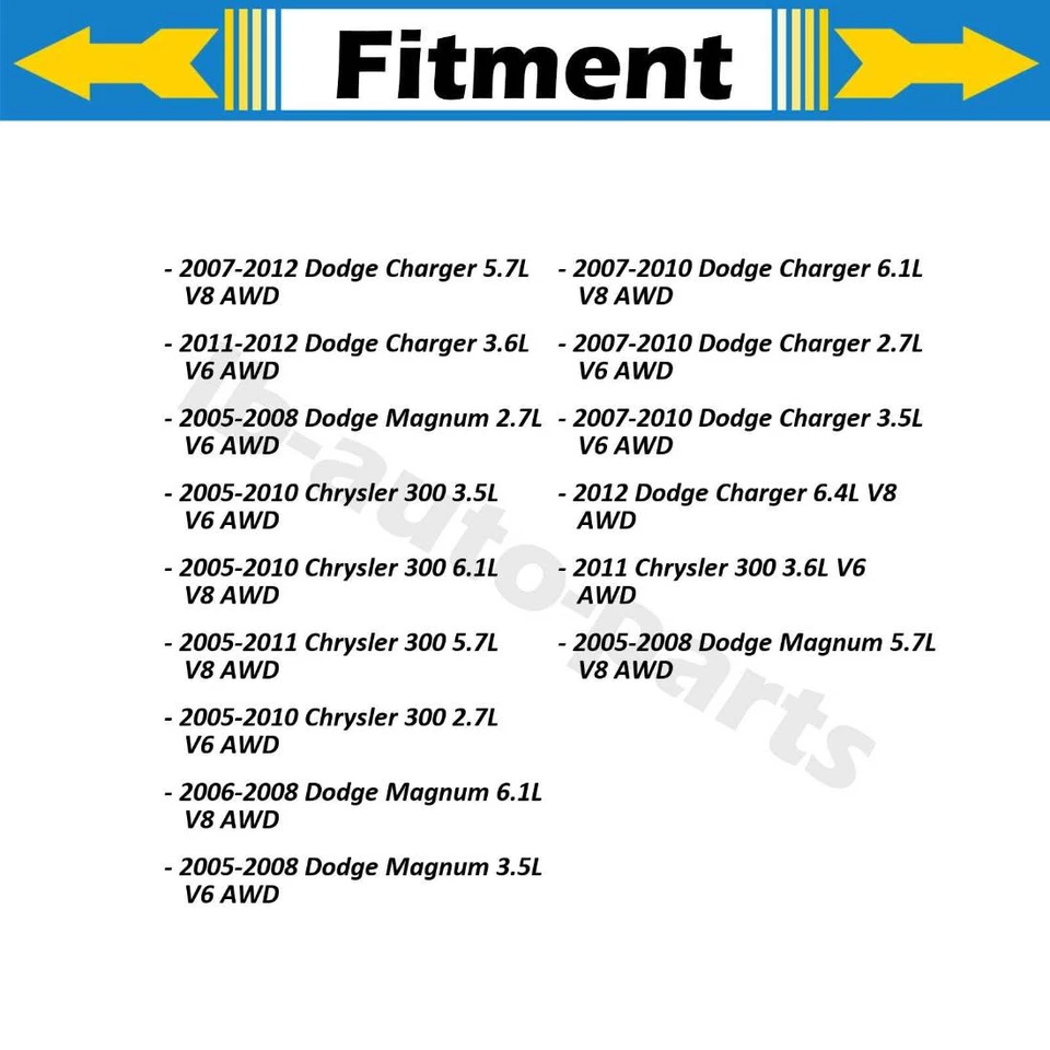 2x brazo de control con rótula inferior delantera para Dodge Magnum 5,7 L AWD 2005-2008 Foto 2 de 4