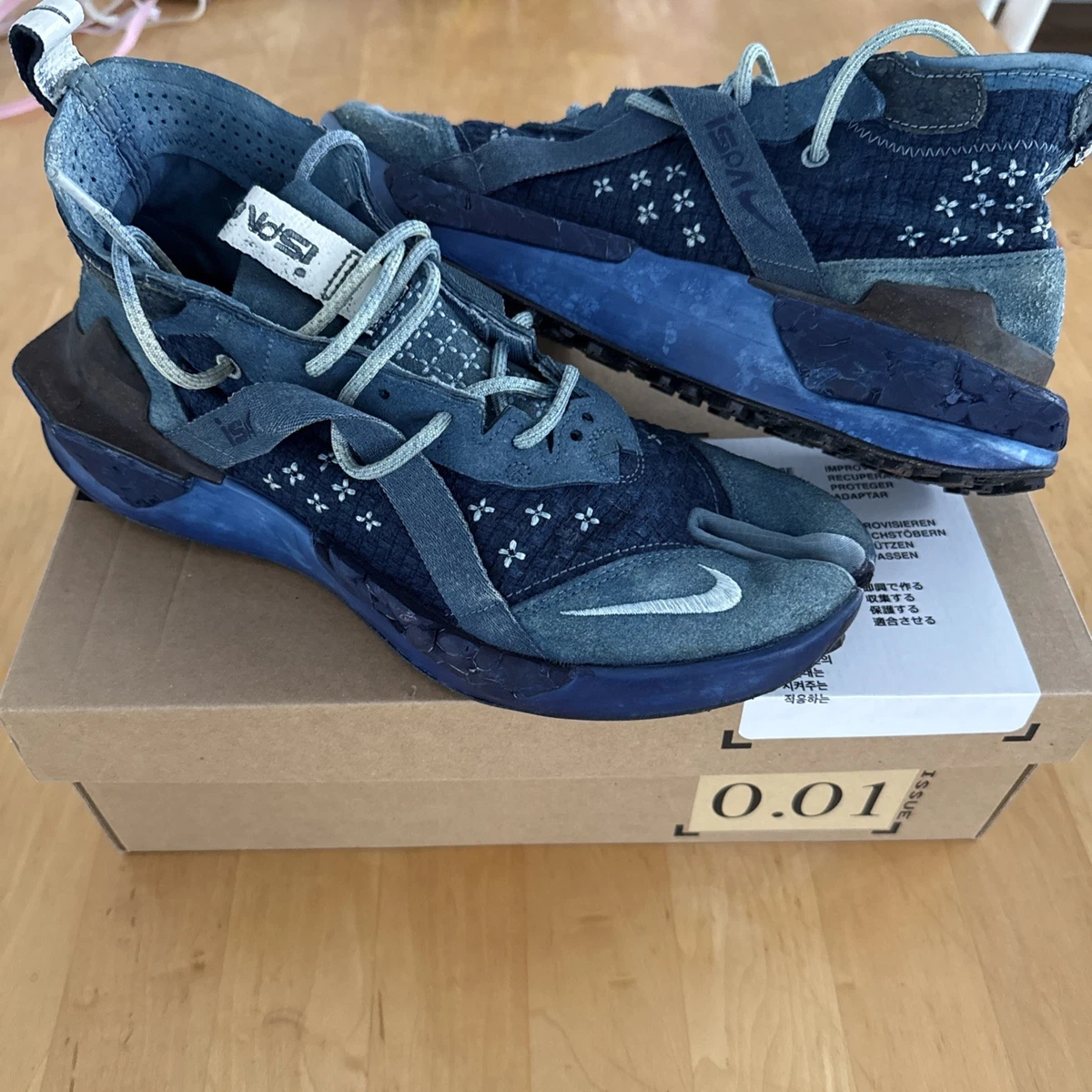 Preços baixos em Nike ISPA Drifter Split Indigo Dye 2021 | eBay
