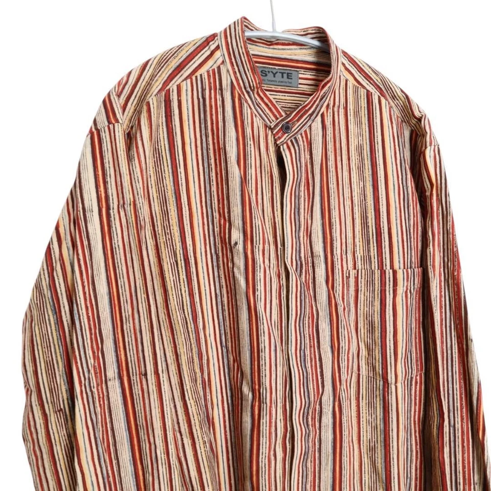 CAMISA A RAYAS USADA N-89 SYTE SITE YOHJI YAMAMOTO TALLA 3 EXCELENTE ESTADO IR Foto 2 de 4