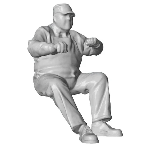 ENGINEER & FIREMAN Resin Print 1/87 HO Scale SET OF 9 - Image 4 of 4