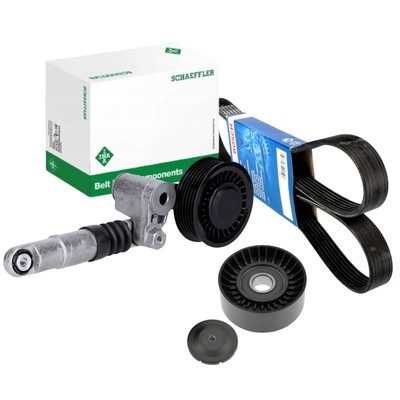 BOSCH 6PK2585 Keilrippenriemen INA Rollen Satz für VW CRAFTER 30-35 30-50 2.5TDI