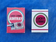RARE TOP++ VINTAGE ASHTRAY Ashtray - LUCKY STRIKE - TOBACCO TOBACCO CIGARETTE