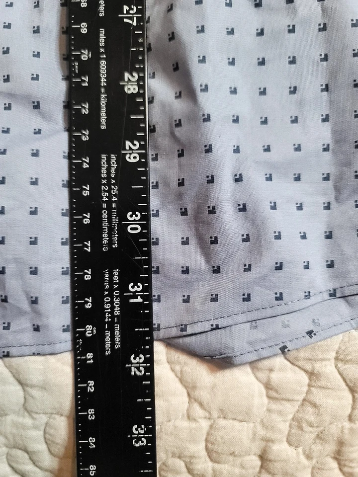 Stafford Travel Performance The Super Shirt Mens Size 18 36/37 Long Sleeve - Image 4 of 4