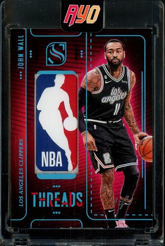 2024-25 Panini Silhouette John Wall Game-Used Logoman 1/1 - Clippers