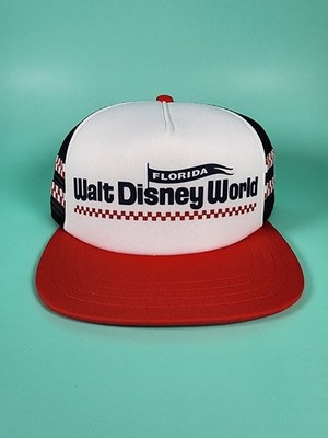 Vans Disney World Trucker Baseball Hat Cap Snap Back 50th Anniv