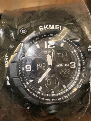 SKMEI 1155 Men Digital Sport Men Watch - Black - New In Box