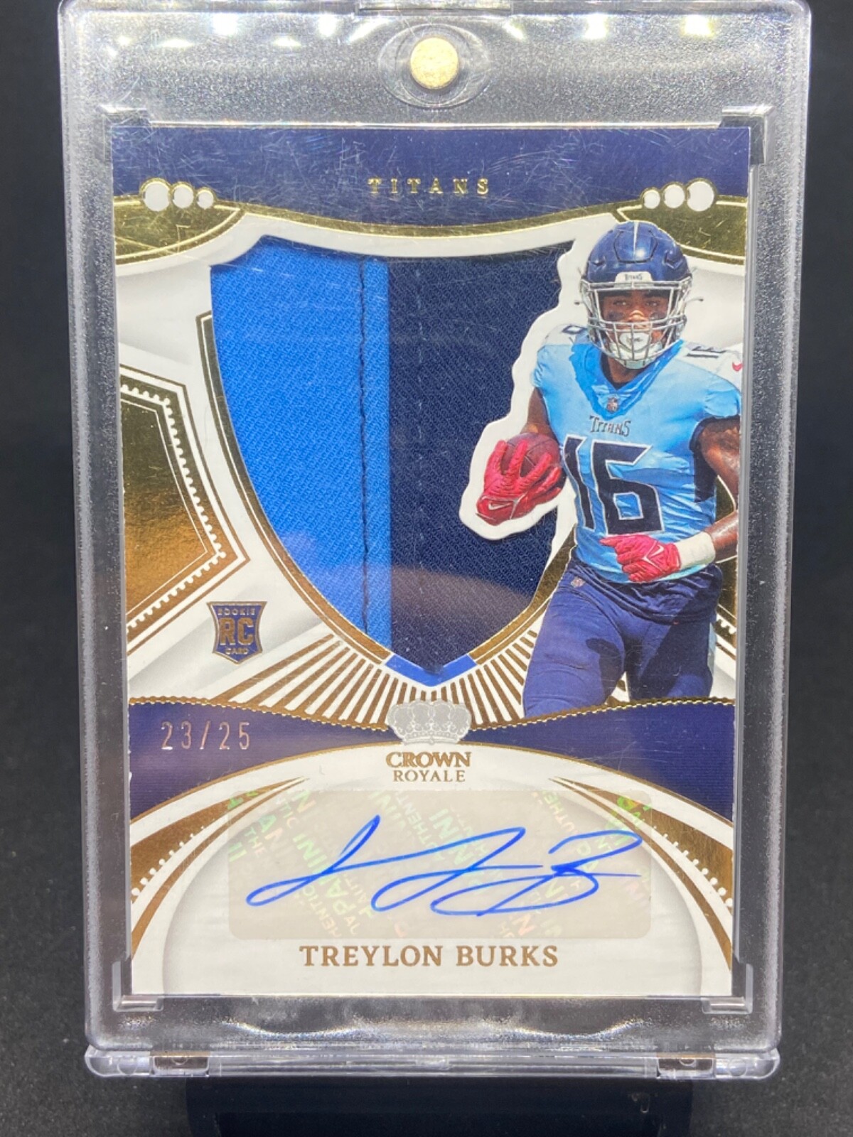 Treylon Burks Panini Chronicles Crown Royale Silhouette Autograph #CRSTRB Base