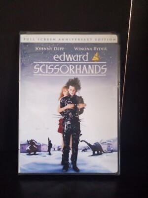 Edward Scissorhands DVD 2005 Full Screen Anniversary Edition New Sealed Trl8#100