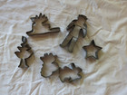VINTAGE VERITAS CHRISTMAS COOKIE CUTTER SET ORIGINAL BOX set of 6 Santa Angel + — photo 3