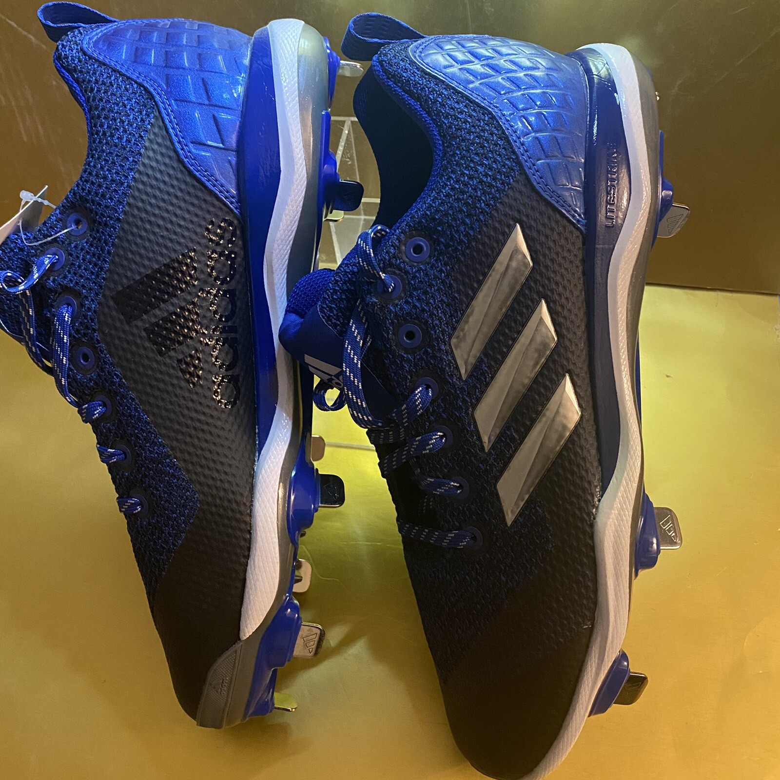 Adidas Power Alley 5 W Ladies Baseball Cleats Royal Blue Silver Size 10 (B39221) thumbnail 10