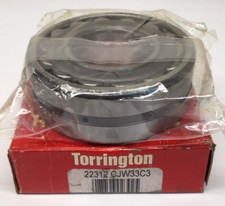 Torrington 22312CJW33C3 Spherical Roller Bearing 60mm Bore 130mm OD 46mm Width