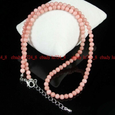 4mm Exquisite Jewelry Multicolor Round Gemstone Beads Necklace 18'' Strand