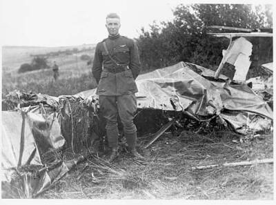 Lt Frank Luke spirited race Lt Eddie Rickenbacker honor being calle- Old Photo