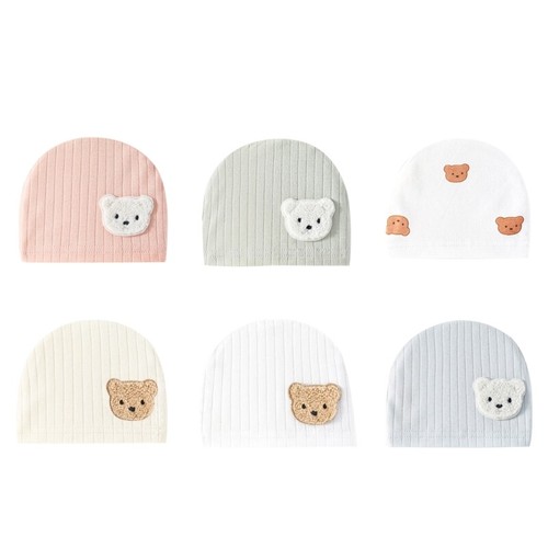 Infant Cotton Hat Baby Unisex Hospital Hat Spring Windproof Caps Newborns Gift - Picture 2 of 14